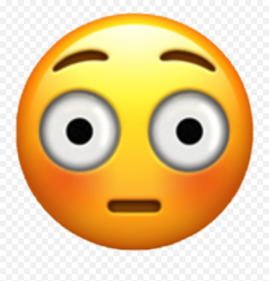 Embarassed Emoji Iphone Blushing Eyes Wide Open Emoji Emoji Blushing