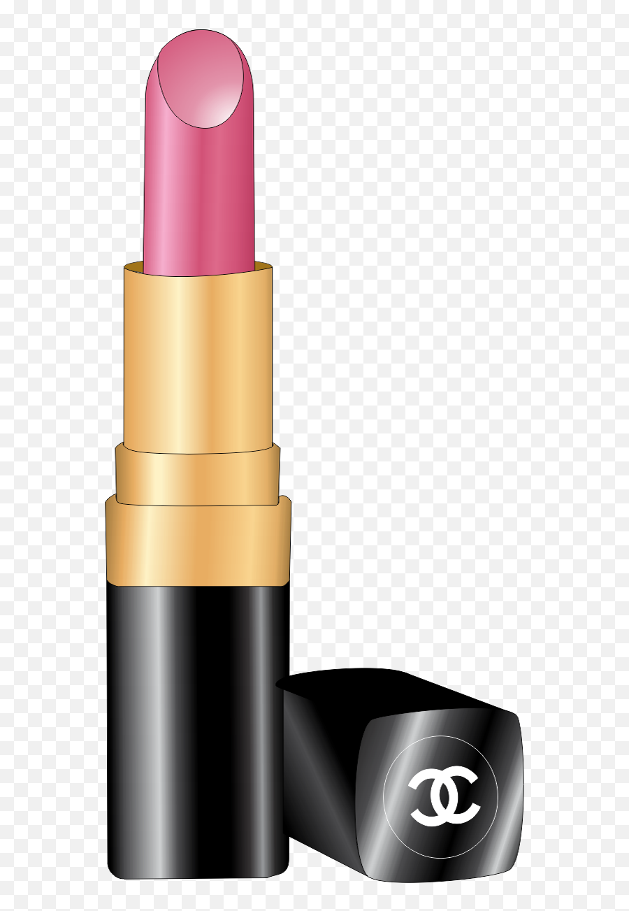 Girly Clipart Lipstick Girly Lipstick - Batom Desenho Png Emoji,Lady Lipstick Dress Emoji