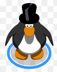 Club Penguin Club Penguin Tophat Club Penguin Penguin - Club Penguin Penguin Model Emoji,Top Hat Emoji