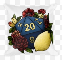 Marsala D20 Premium Pillow - D20 Sticker Emoji,D20 Emoji