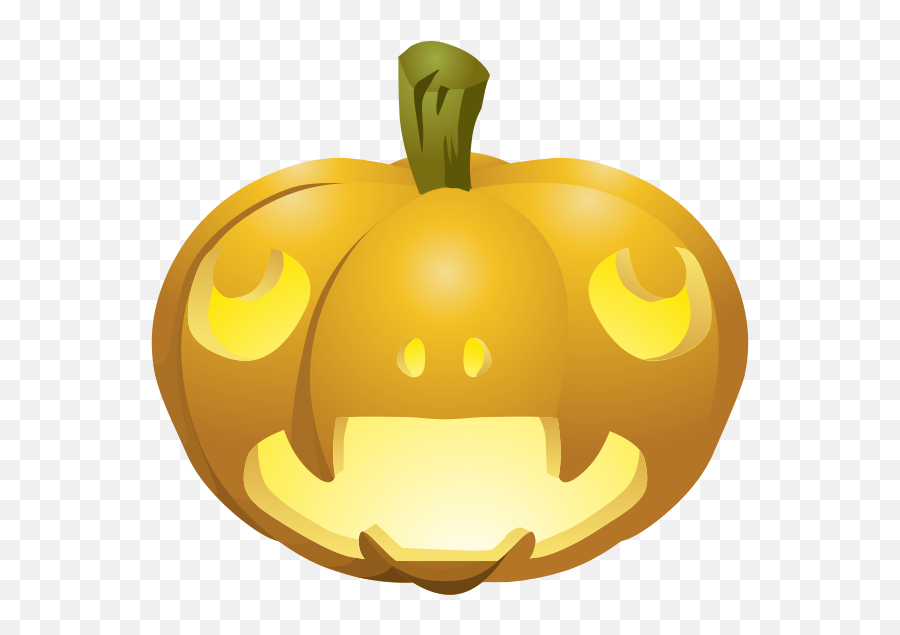 Carved Pumpkins Lit 2 - Pumpkin Emoji,Pumpkin Emoticons