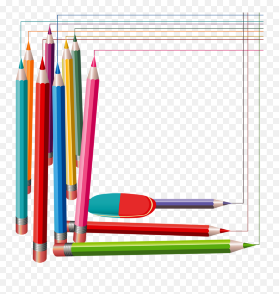 Mq Pencil Pencils Frames Border Borders - Pencil Frames Emoji,Emoji Pencils