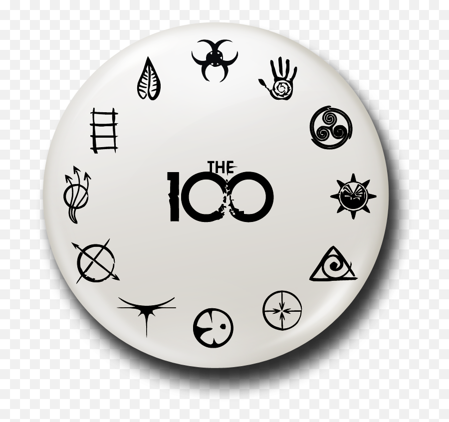 The100 Thehundred Os100 Oscem Symbol Simbolo Símbolo - Heda The 100 Symbols Emoji,Hundred Emoji