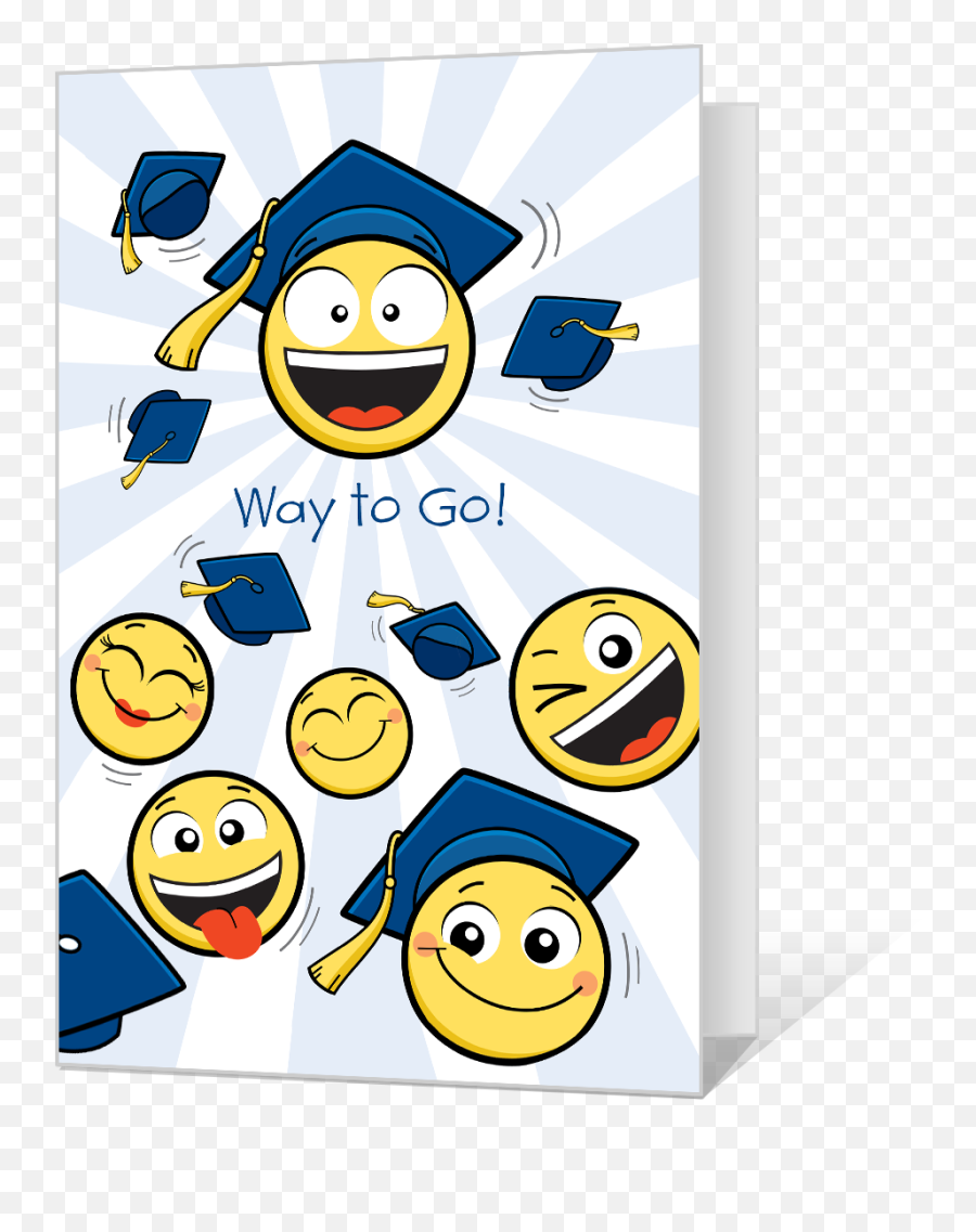 Way To Go Grad Printable American Greetings - Portable Network Graphics Emoji,Proud Emoticon