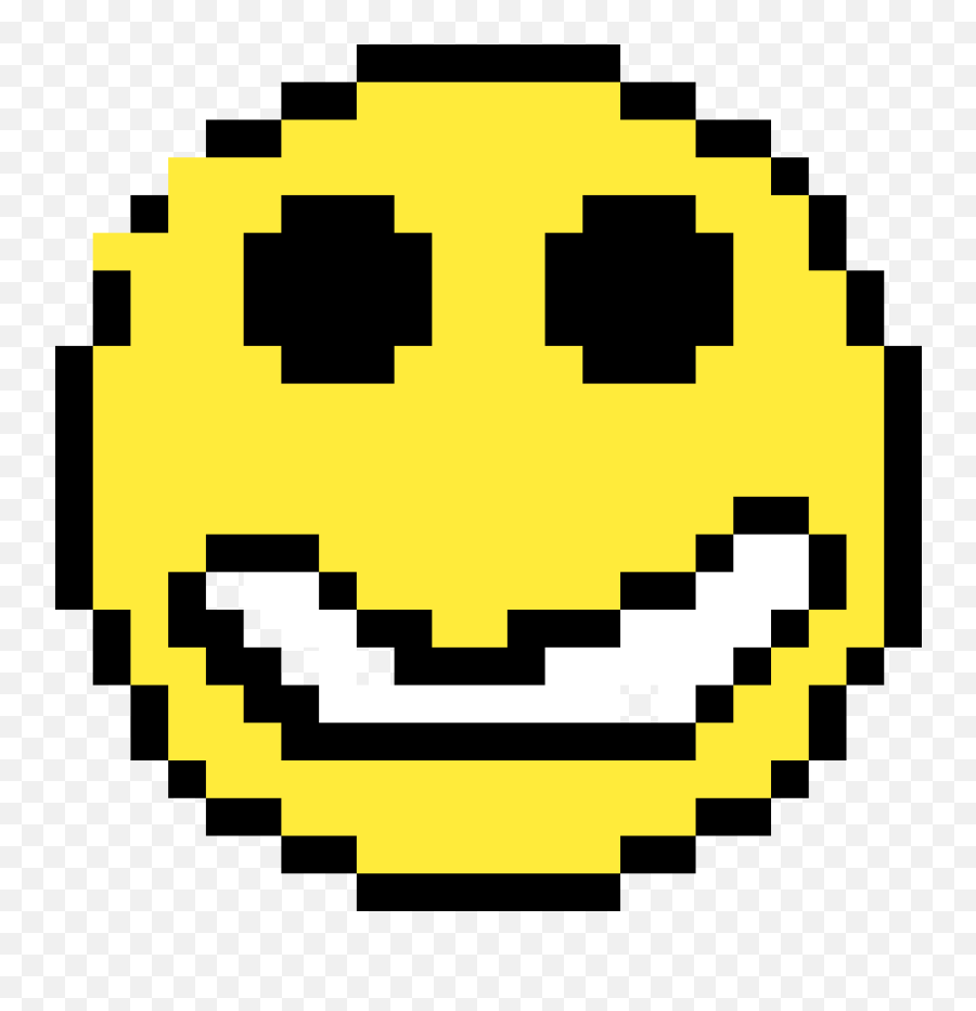 Pixilart - Funny Easy Pixel Art Emoji,Smily Emoji