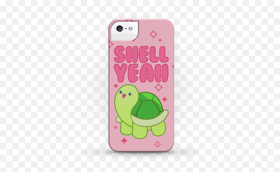 Shell Yeah Cute Turtle Phone Case - Phone Cover Turtle Emoji,Turtle Emoji Pillow