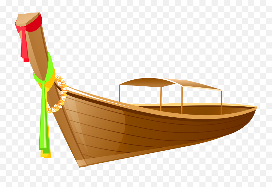 Boat In Thailand Clipart - Long Boat Clipart Png Emoji,Boat Emoji Png