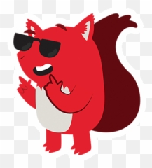 Vodafone Squirrel Stickers Behance - Cartoon Emoji