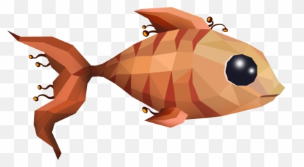 Download Golden Acid Fish - 2d Png PNG Image with No Emoji