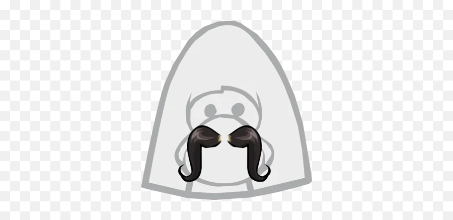 Western Mustache Club Penguin Wiki Fandom - Club Penguin Mustache Emoji,Mustache Emojis