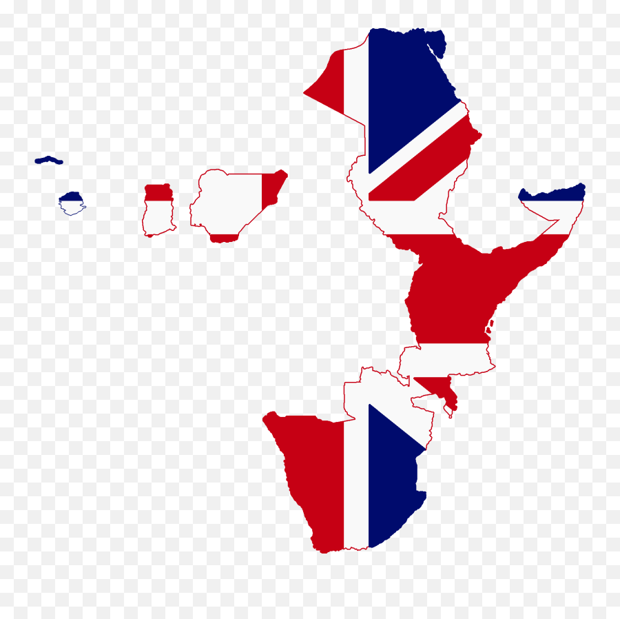 British Empire Flag Map Clipart - British Empire Flag Map Emoji,British Flag Emoji