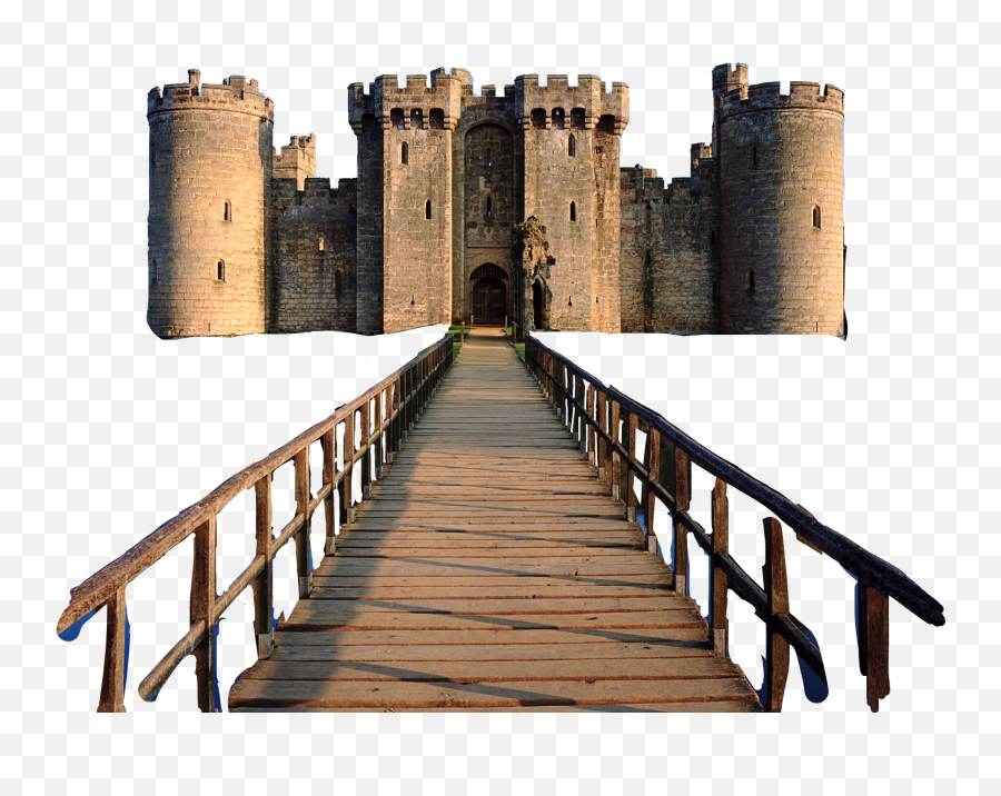 Castle Sticker - Bodiam Castle Emoji,Castle Emoji