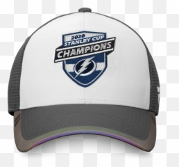 Tampa Bay Lightning 2020 Stanley Cup Champions WhiteGrey Adjustable - Fanatics Hat Emoji