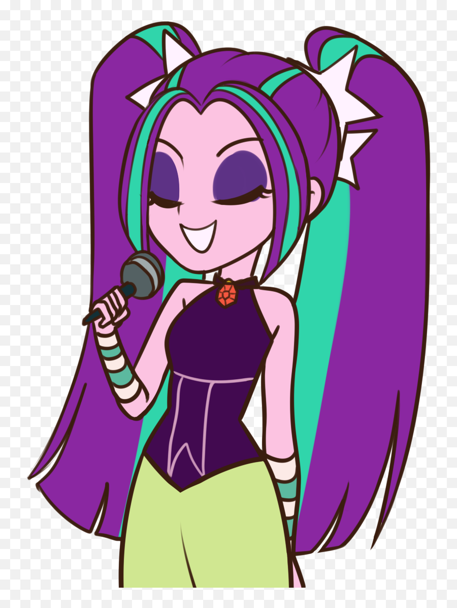 Rileyav Bare Shoulders Equestria Girls Eyes Closed - Fictional Character Emoji,Bared Teeth Emoji