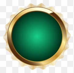 Logo Label Gold Green Circle Freetoedit - Emoji