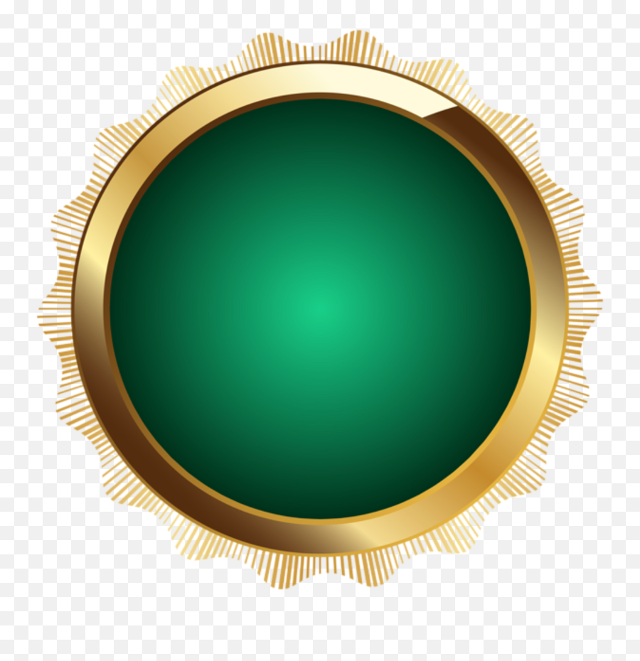 Logo Label Gold Green Circle Freetoedit - Circle Emoji,Green Circle Emoji