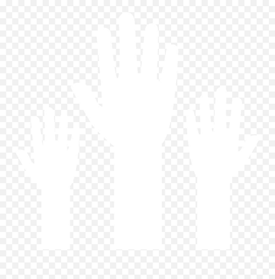 Free Raised Hands Silhouette Download Free Clip Art Free - Raised Hands White Png Emoji,Raise Hand Emoji