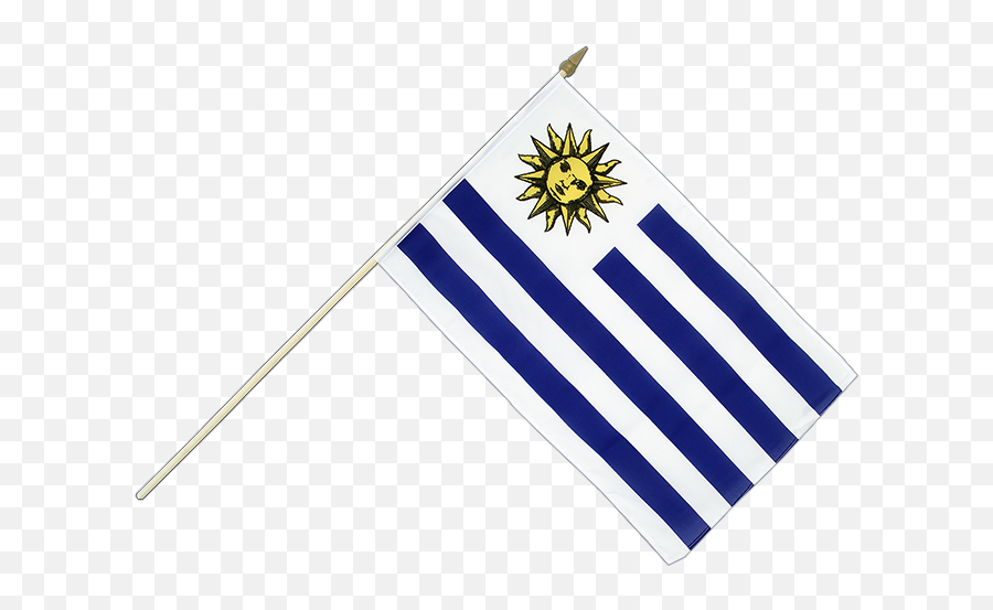 Uruguay Flag Waving Clipart - Colombia And Uruguay Emoji,Uruguay Flag Emoji