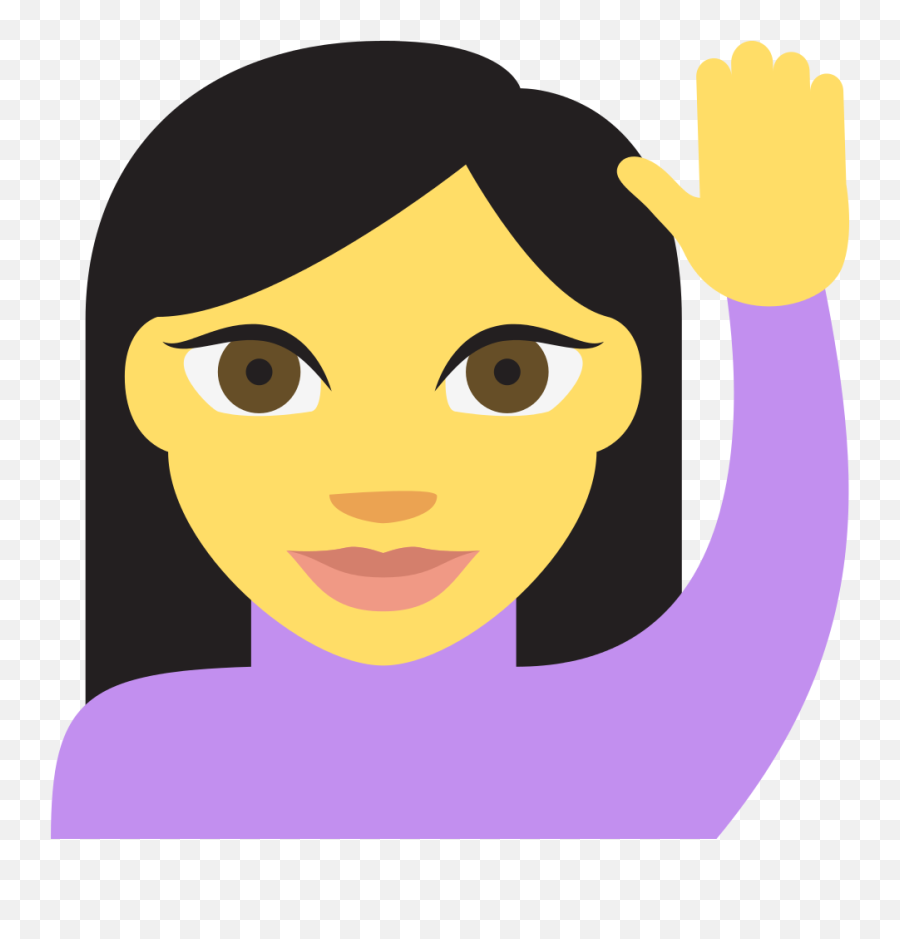 11 Emojis For 11 Playlists - Brown Hand Raising Emoji,Pondering Emoji