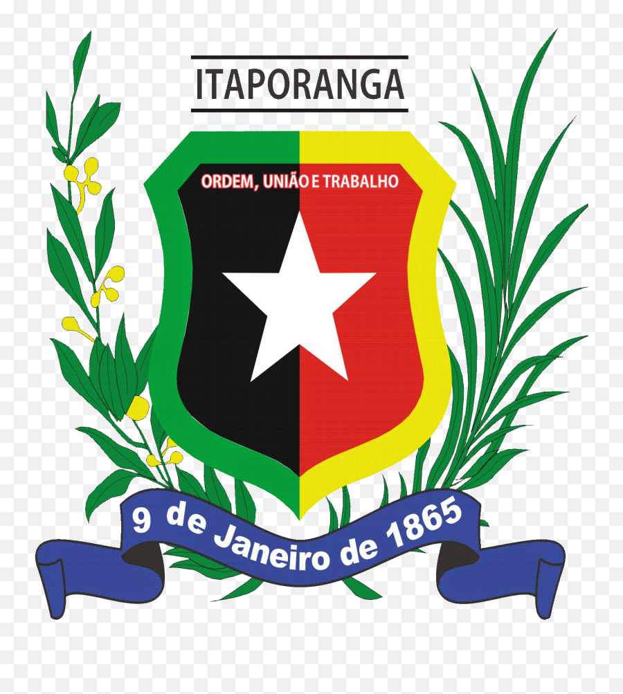 Brasão De Itaporanga Paraíba Brasil - Prefeitura Municipal De Itaporanga Emoji,Brazil Flag Emoji