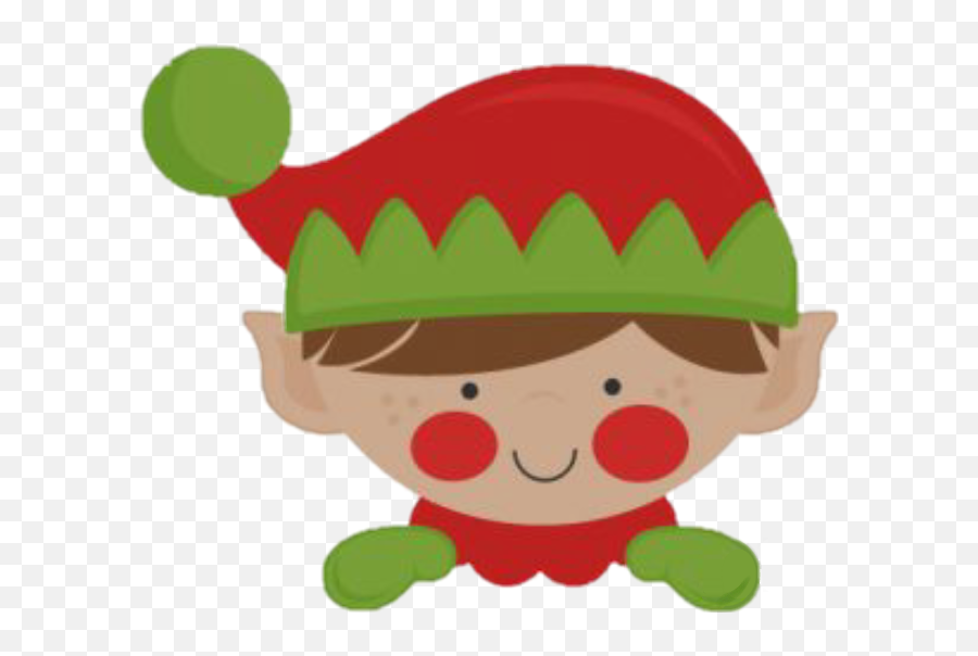 Elf Elves Santashelper - Cute Elf Christmas Clipart Emoji,Elf Emoji
