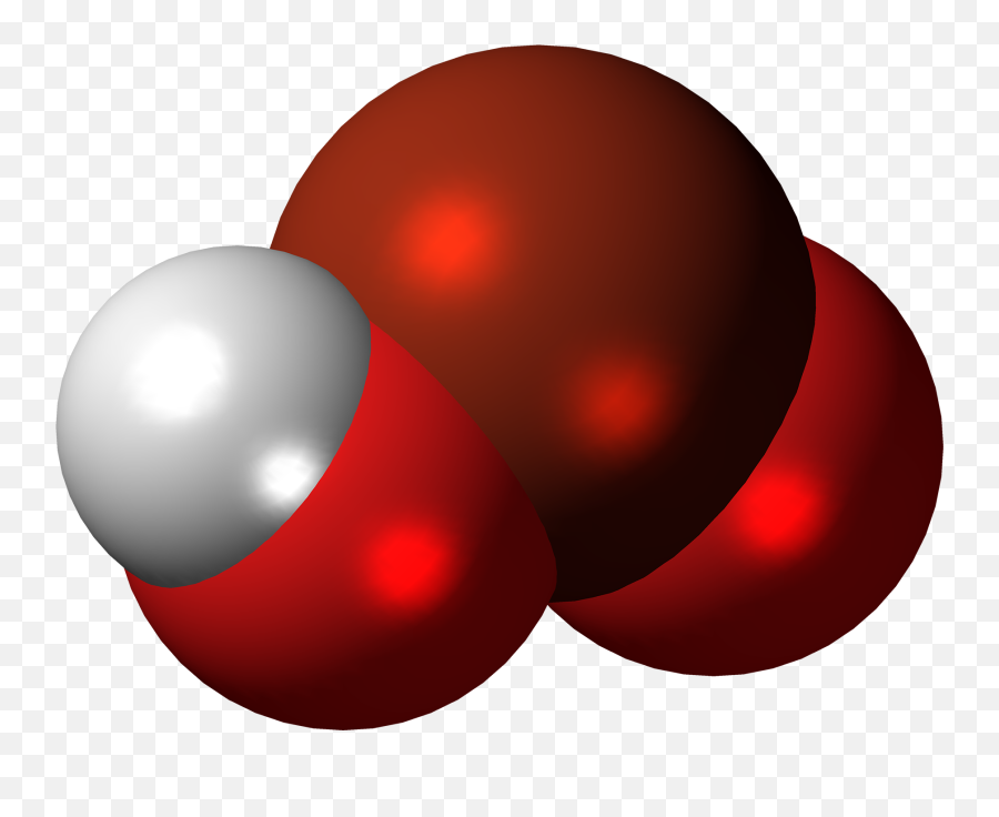 Bromous Acid Molecule Spacefill - Potassium Bromide Space Filling Emoji,Acid Emoji