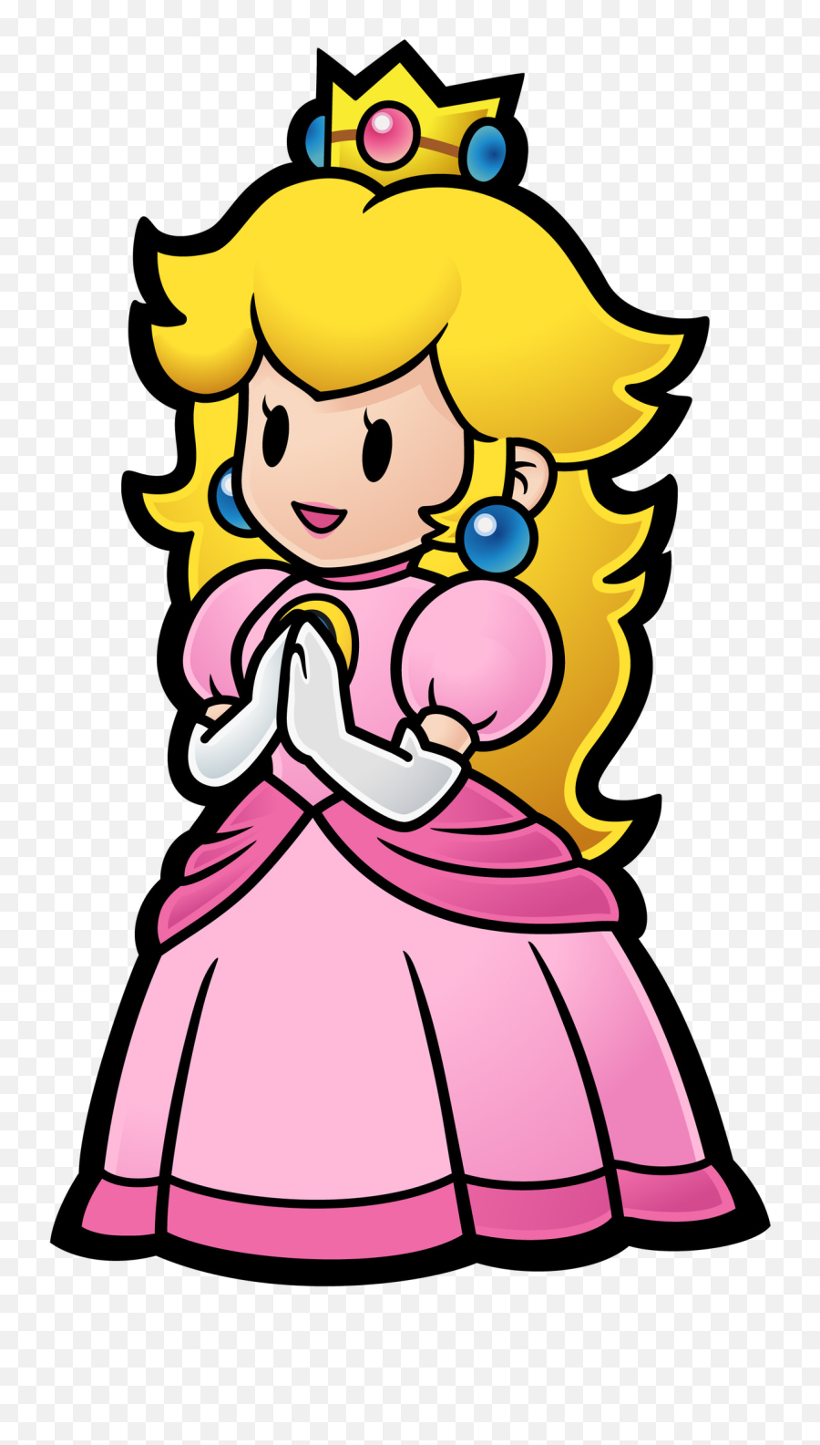 Download Princess Peach Image Hq Png - Mario Bros Princesa Peach Emoji,Princess Emoji Png