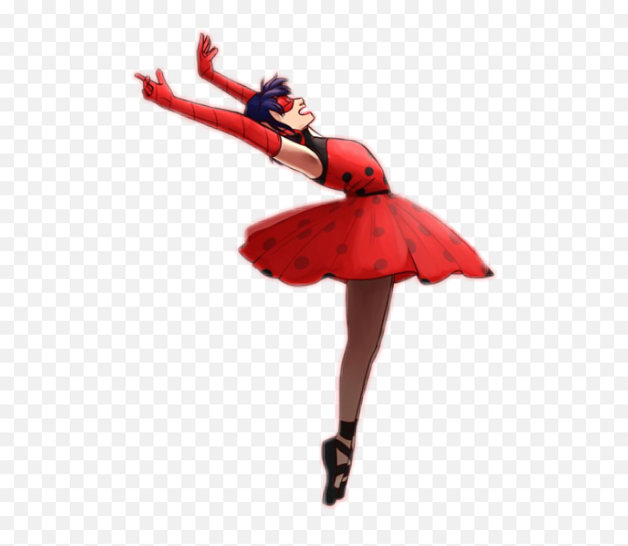 Ladybug Miraculous Ballerina Dance - Ballet Tutu Emoji,Dancer Emoji Costume