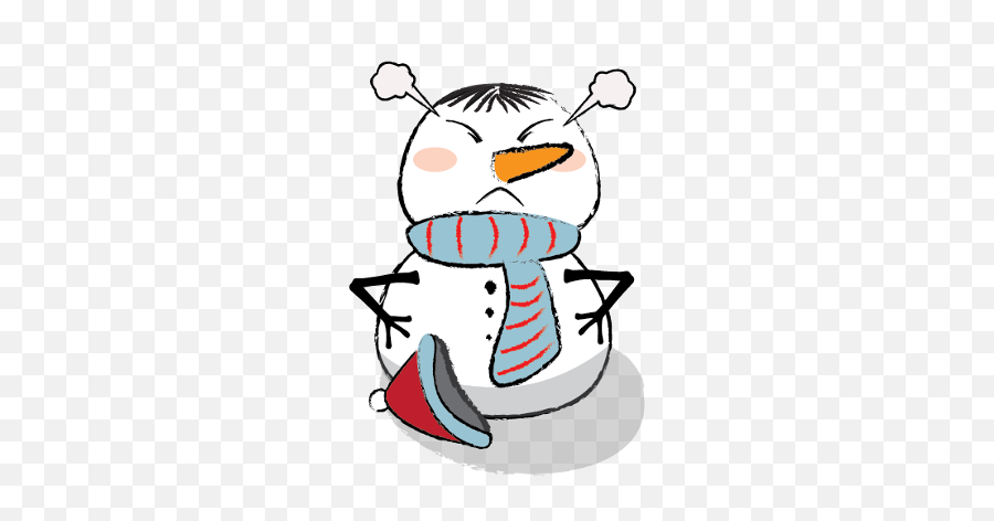 Snowman Stickers - Clip Art Emoji,Sumo Emoji