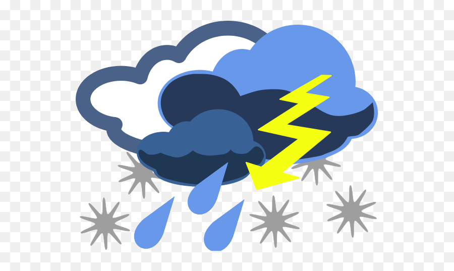 Art Clip Rainy Windy Weather Clipart Free Clip Art Images - Bad Weather Clipart Emoji,Windy Emoji