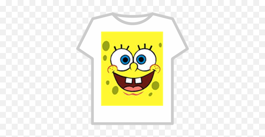 Spongebob Face T Spongebob Roblox Shirt Emoji Free Transparent
