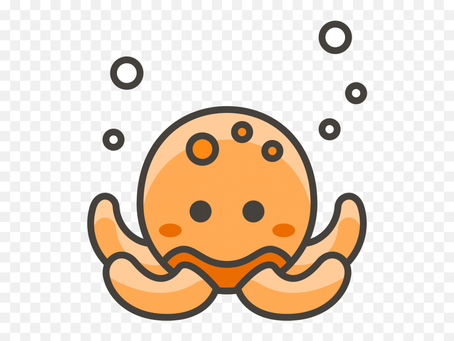 Octopus Emoji Icon - Octopus Icon,Octopus Emoji