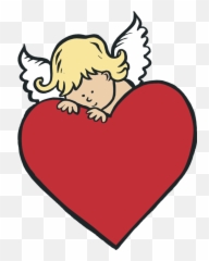 Imágenes de Cupido para celebrar San Valentín Facebook - Heart Clipart Emoji