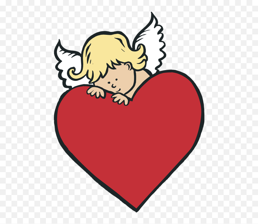 Imágenes De Cupido Para Celebrar San Valentín En Facebook - Heart Cupid Clipart Emoji,Emoticones Para Facebook
