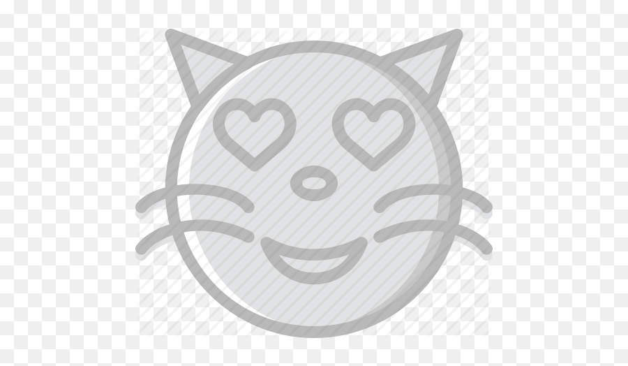 Emoji Emoticons Face In Love Icon - Emblem,Scale Emoji
