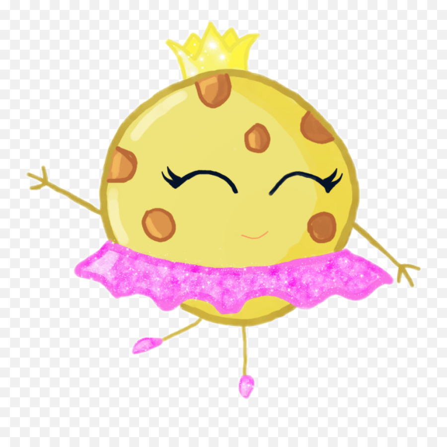 Cookies Dance Princess Sticker Pink - Clip Art Emoji,Dance Emoticon