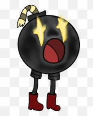 Explosion clipart nuclear warfare - Bomb With Legs Emoji