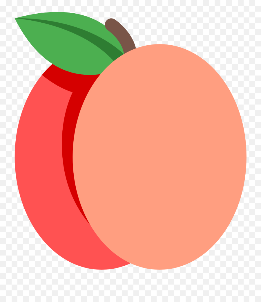 Computer Icons Peach Fruit Clip Art - Peach Icon Transparent Emoji,Peaches Emoji