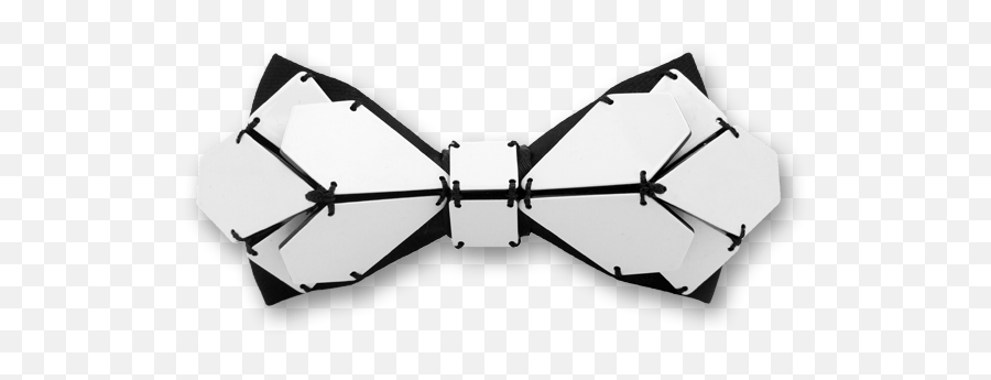 Geometry Little Bee In Black White Bow Tie - Formal Wear Hd Bicycle Frame Emoji,Emoji Bow Tie