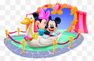 Minnie Mouse Valentine Clipart - Mickey And Png Love Emoji