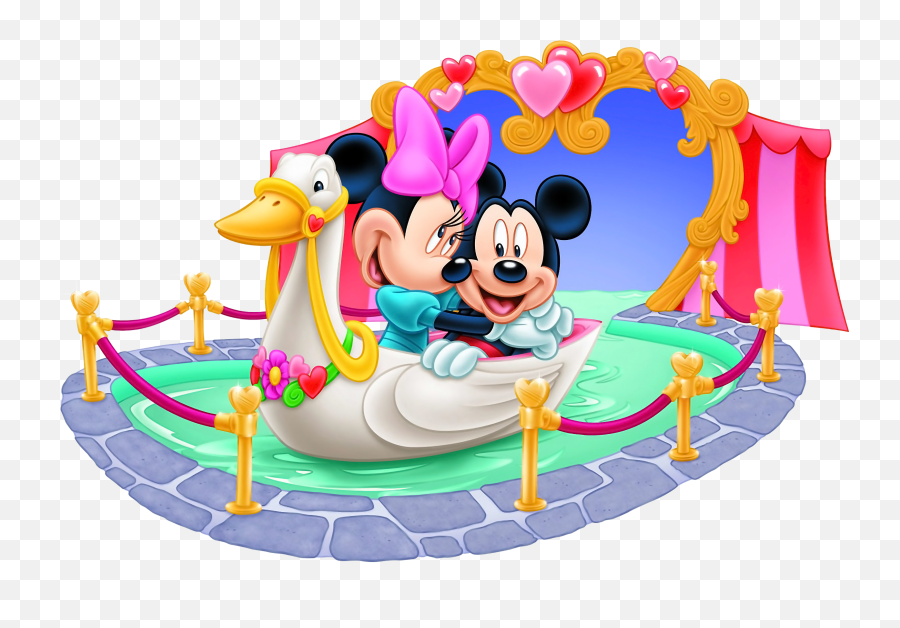 Minnie Mouse Valentine Clipart - Mickey And Minnie Mouse Png Love Emoji,Tunnel Emoji