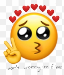 Emoji Imfine Sticker