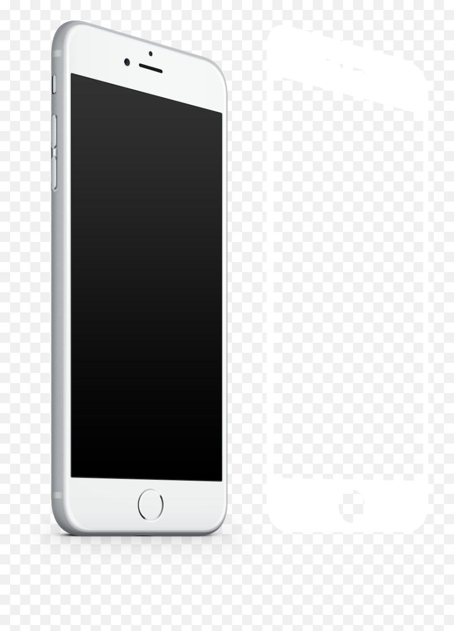 White Iphone Png - White Apple I Phone 7 Clipart Large Mobile Iphone Hd Png Emoji,Emoji For Iphone 7