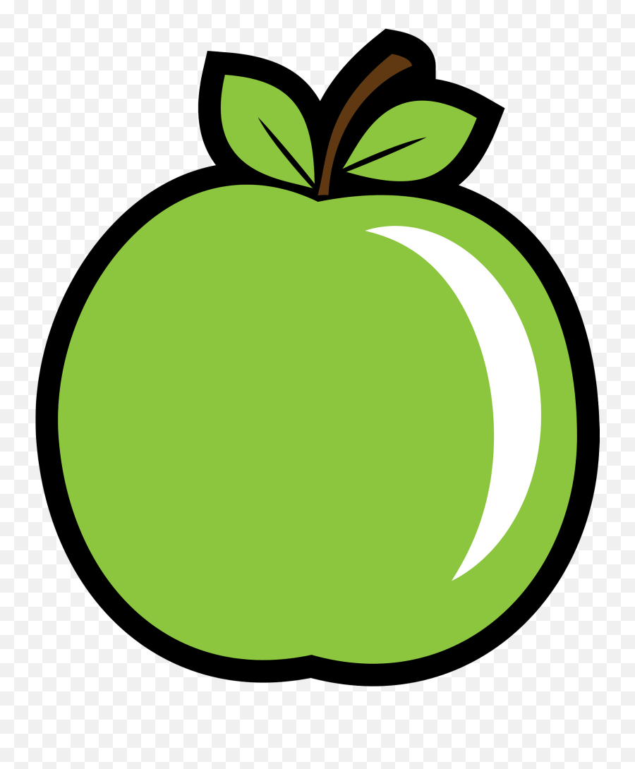 Green Apple Clipart - Green Apple Clipart Emoji,Green Apple Emoji