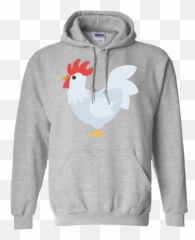 Chicken Emoji Hoodie U2013 Wind Vandy - Dunder Mifflin Hoodie Gray,Emoji Chicken