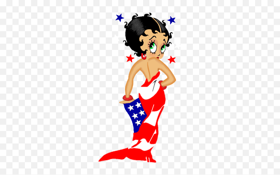 Betty Boop Fetch Dino Fetch - Independence Day Betty Boop 4th Of July Emoji,Pole Dancer Emoji