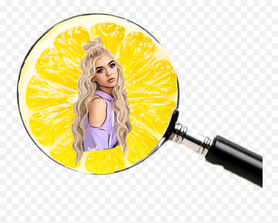 Magnifying Glass Sticker Challenge - For Women Emoji,Girl Magnifying Glass World Emoji
