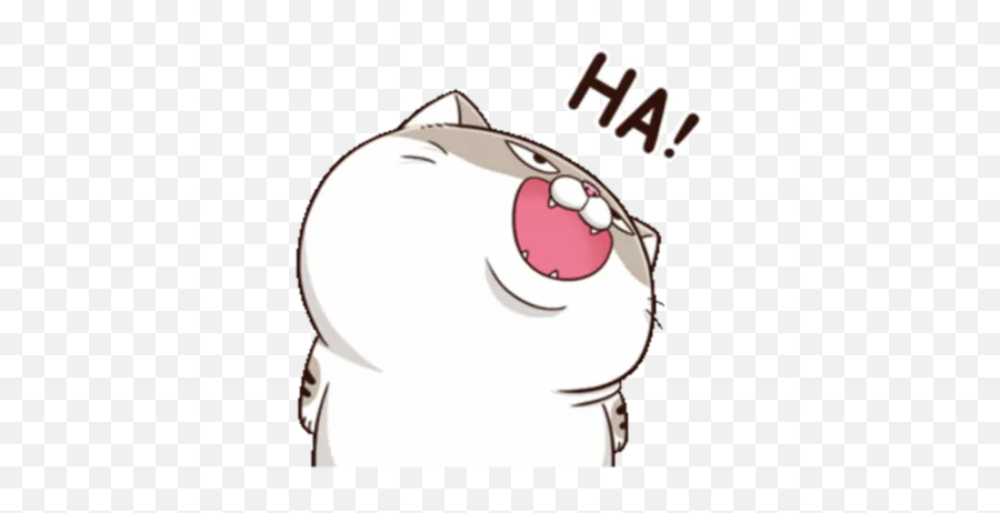 Animated Funny Stickers For Whatsapp Personal Sticker - Gif Ami Fat Cat Emoji,Animated Cat Emoji