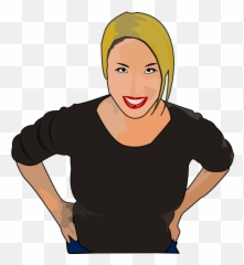 Free Grin Smile Vectors - Women Clipart Emoji,Stare Emoticon