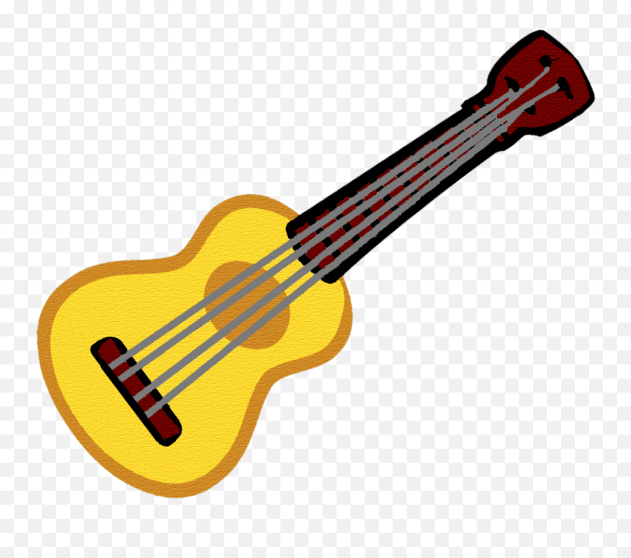 Guitar Clipart Transparent Background - Guitare Clipart Emoji,Emoji Guitar
